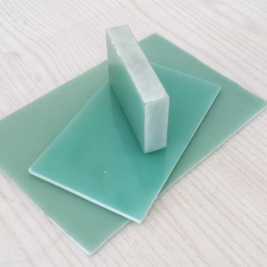 Foglio di materiale isolante laminato in fibra di vetro con resina epossidica termica termoresistente in plastica Fr4 G10